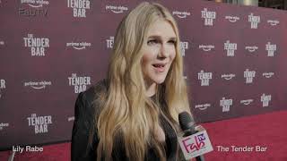 Lily Rabe talks about George Clooney directing in "The Tender Bar"