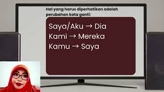 Mupel B. Indonesia BAB 2 Materi Kalimat Langsung dan Tidak Langsung Kurmer (Susi Handayani, S.Pd)