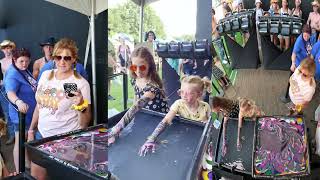 Body Marbling Paint Dip at Faster Horses Festival 24