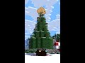 christmas tree building sounds shorts minecraft