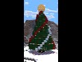 christmas tree building sounds shorts minecraft