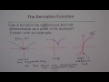 continious function not differentiable calculus