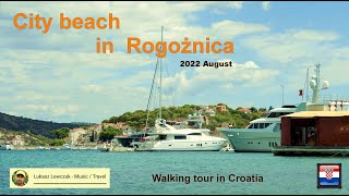 City beach and promenade in Rogożnica | Croatia | Dalmatia [2022 August]