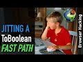 Browser hacking: JIT fast path for JavaScript ToBoolean()