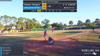 Unleashed 8U Black vs Fulsher Chargers 8u