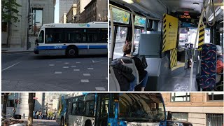 Montreal stm bus 24 East ,mcgill University. Eaton Center, Downtown:) Public transportation