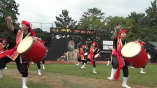 大阪教育大学　琉球鼓舞　バサラ祭り2015　/　奈良公園ステージ