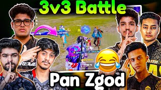 Jonathan Shadow LolzZ vs ZGod Simpp Zap😱 3v3 Intense Battle🥵 Pan ZGod😂