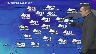 WEATHER: Clouds \u0026 fog overnight