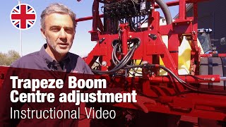 Instructional Video – Trapeze Boom Centre Adjustment