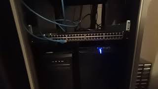 Brocade ICX6610-48P-E 10GB switch fan noise booting vs running