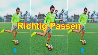 Wie Richtig Passen Tutorial /Wie Passt man Richtig in Fußball