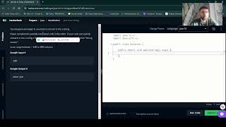 #4 JAVA HackerRank | Solution Of Int To String Problem