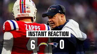 INSTANT REACTION: Patriots get shut out at home vs Chargers, 6-0