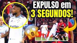 🚨 EXPULSÃO MAIS RÁPIDA da HISTÓRIA: Rafa Silva EXPULSO em APENAS 3 SEGUNDOS 🤯