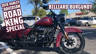 2020 Harley-Davidson Road King Special in Billiard Burgundy