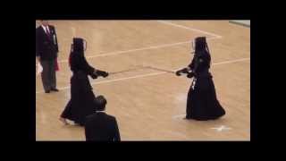 All Japan Kendo Tournament (2014 Round 2) Yamamoto vs Amishiro