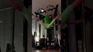 Flexible Aerial Yoga Stretching Split #shorts