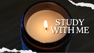 Candle Burning with Firewood \u0026 Wind Sounds | Relax, Focus, Study, Sleep