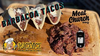 AMAZING!! DELICIOUS! BARBACOA (Beef Cheek) Tacos on the Weber Smokey Mountain with Meat Church Rubs