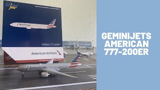 GeminiJets American 777-200ER Unboxing \u0026 Review 1:400 Scale