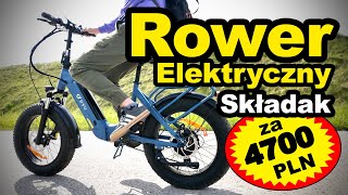 Fajny Rower Elektryczny - składak!  | Jazda bez pedałowania na DYU FF500