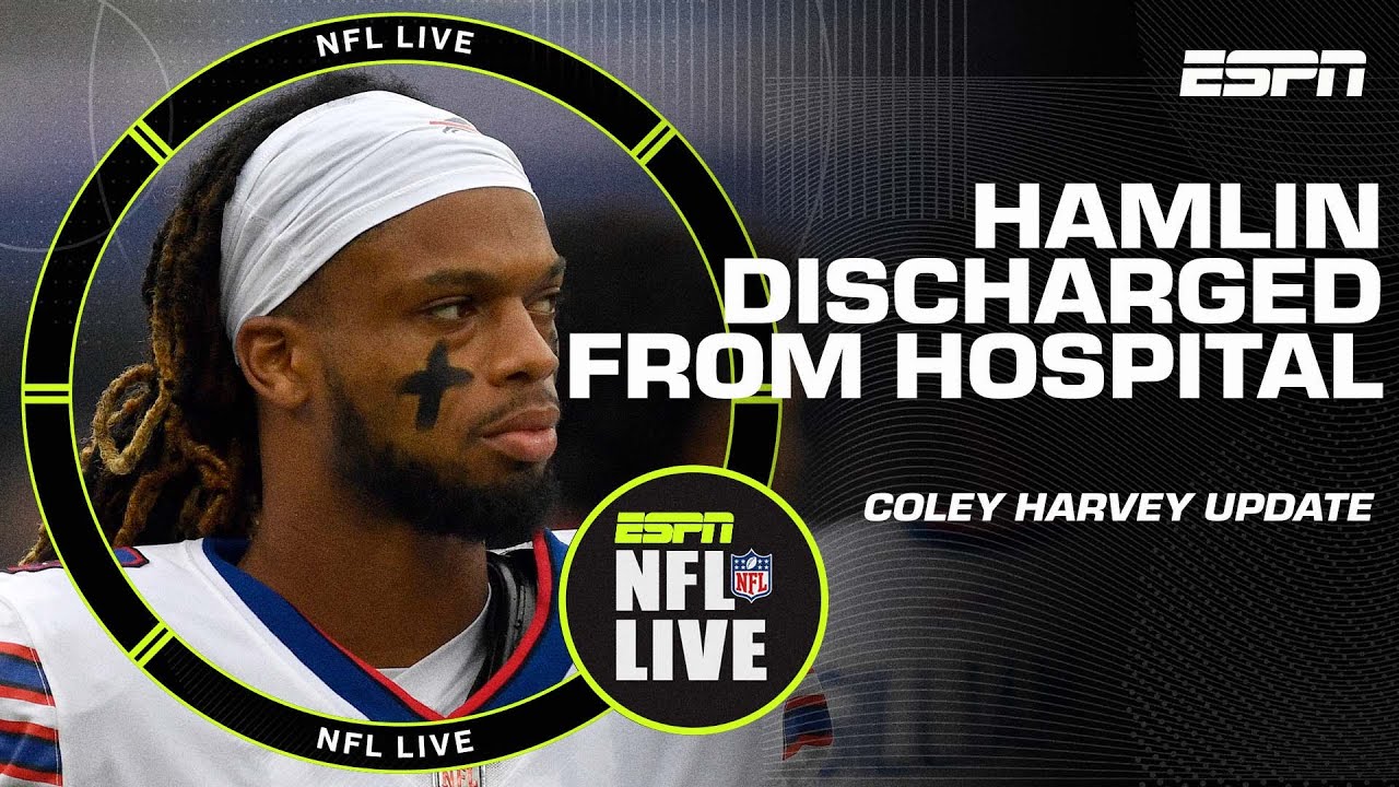 Damar Hamlin Has Been Discharged From Buffalo Hospital | NFL Live - YouTube