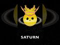 CROWN PLANETS for BABY CHANT 👑🌎🪐👑 | Mercury Venus Earth Mars Jupiter Saturn Uranus Neptune #atoyday