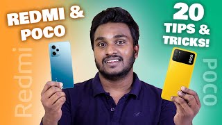 20 Redmi & Poco Useful Miui Tricks & Tips Tamil!