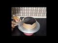 Two step chocolate cake design. #short  #shortvideo #shortfeed #tutorialcakedesing