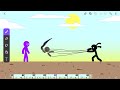 Animação Stickman Corredor e Ninja(FlipaClip).