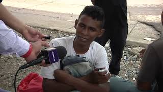 Migrantes varados en Coatzacoalcos; algunos buscan asilo