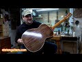 Ryan Knutson plays the guitar he built at O'Brien Guitars