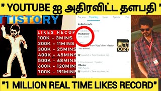 Breaking News: Master oru kutty story 1M likes | South indian cinema's New record | No 1 Thalapathy