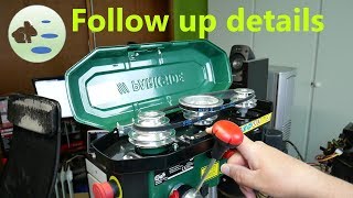 Parkside Lidl Bench pillar drill follow up