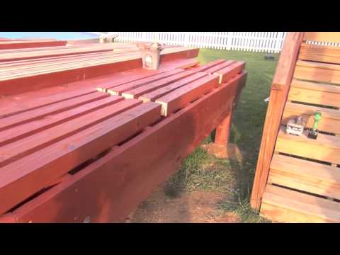 Pool Deck Building: Staining Pool Deck Building: Staining