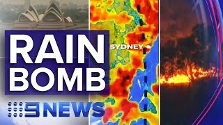 Major rain event hits Australia’s bushfire zones | Nine News Australia