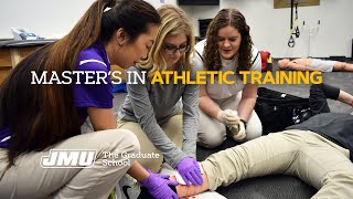 Master's in Athletic Training at JMU in Virginia USA. Become a Board Certified Athletic Trainer.