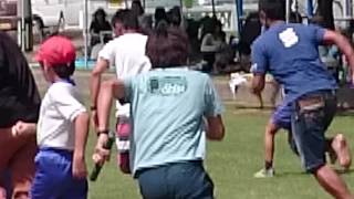 下地小学校運動会 親子三代リレー(4年生)