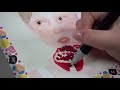 마카펜으로 인물화 그리기 marker pen coloring process