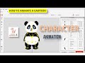 Character PANDA animation in cartoon animator-4