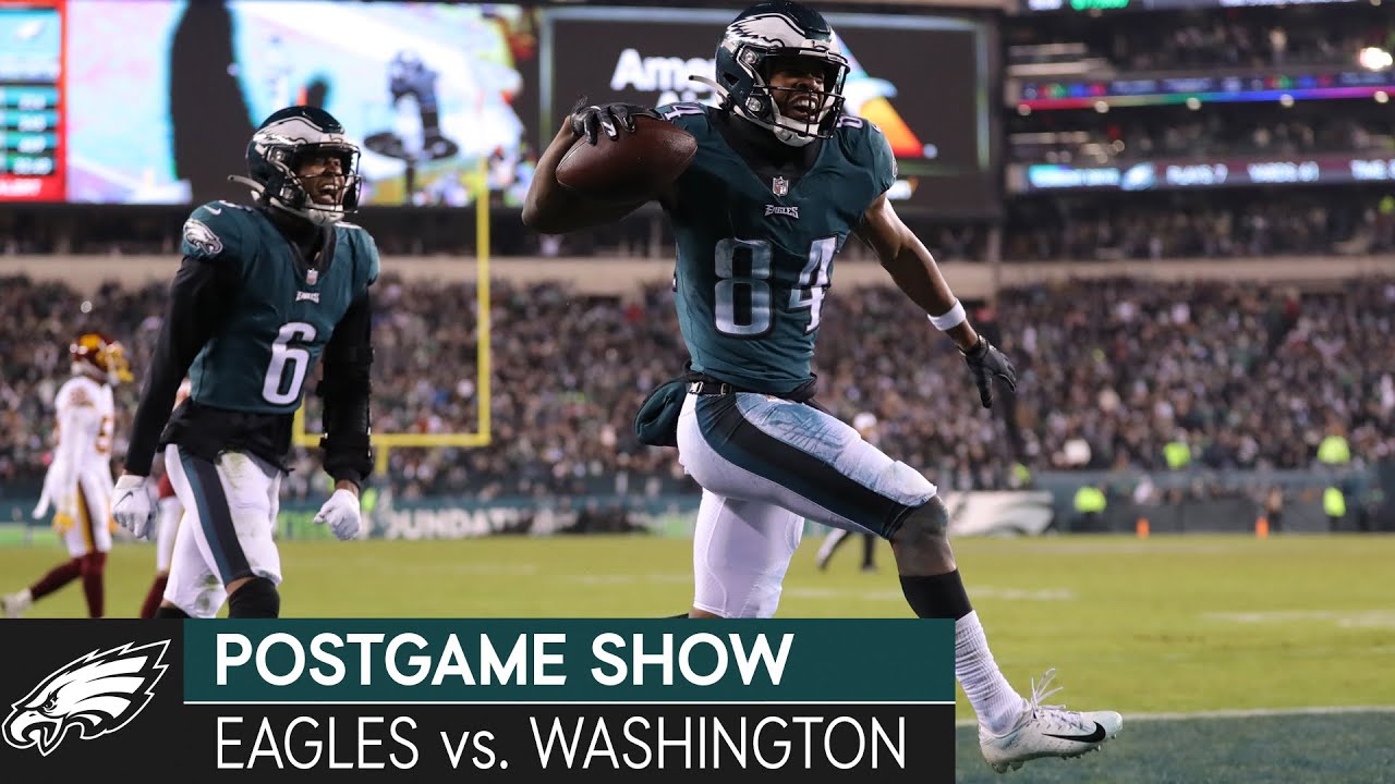 Philadelphia Eagles Vs. Washington Football Team Postgame Show | 2021 ...