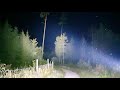 beamshot comparison fenix lr35r and tk72r in the forest