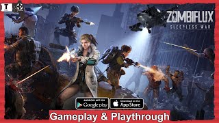 Zombiflux: Sleepless War Gameplay Android / iOS