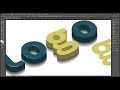 【イラレ】つやつやな3d文字の作り方