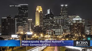 Minneapolis Ranked Nation’s Most Generous City