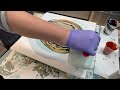 shocking depth acrylic traveling straight pour part 2 fluid art