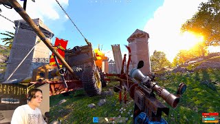 The New Rust Medieval Catapult raiding Method is getting Nerfed