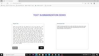 Text Summarization Web app using Python Flask and Gensim