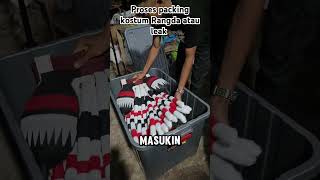 Proses packing kostum Rangda atau leak !!!!